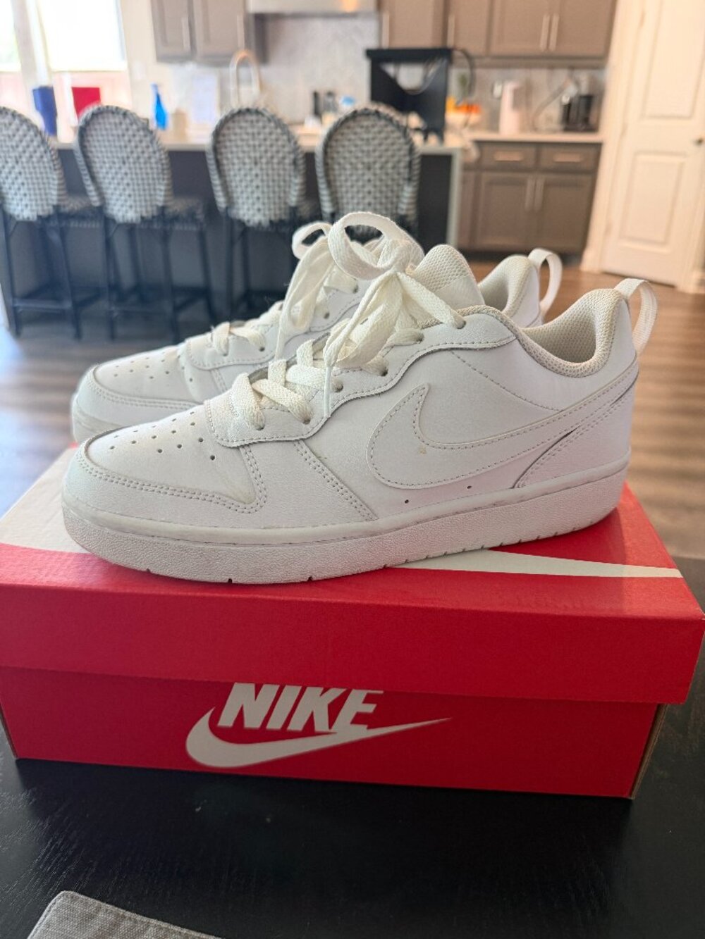 Nike Court Borough Low 2 - White - Size 6Y